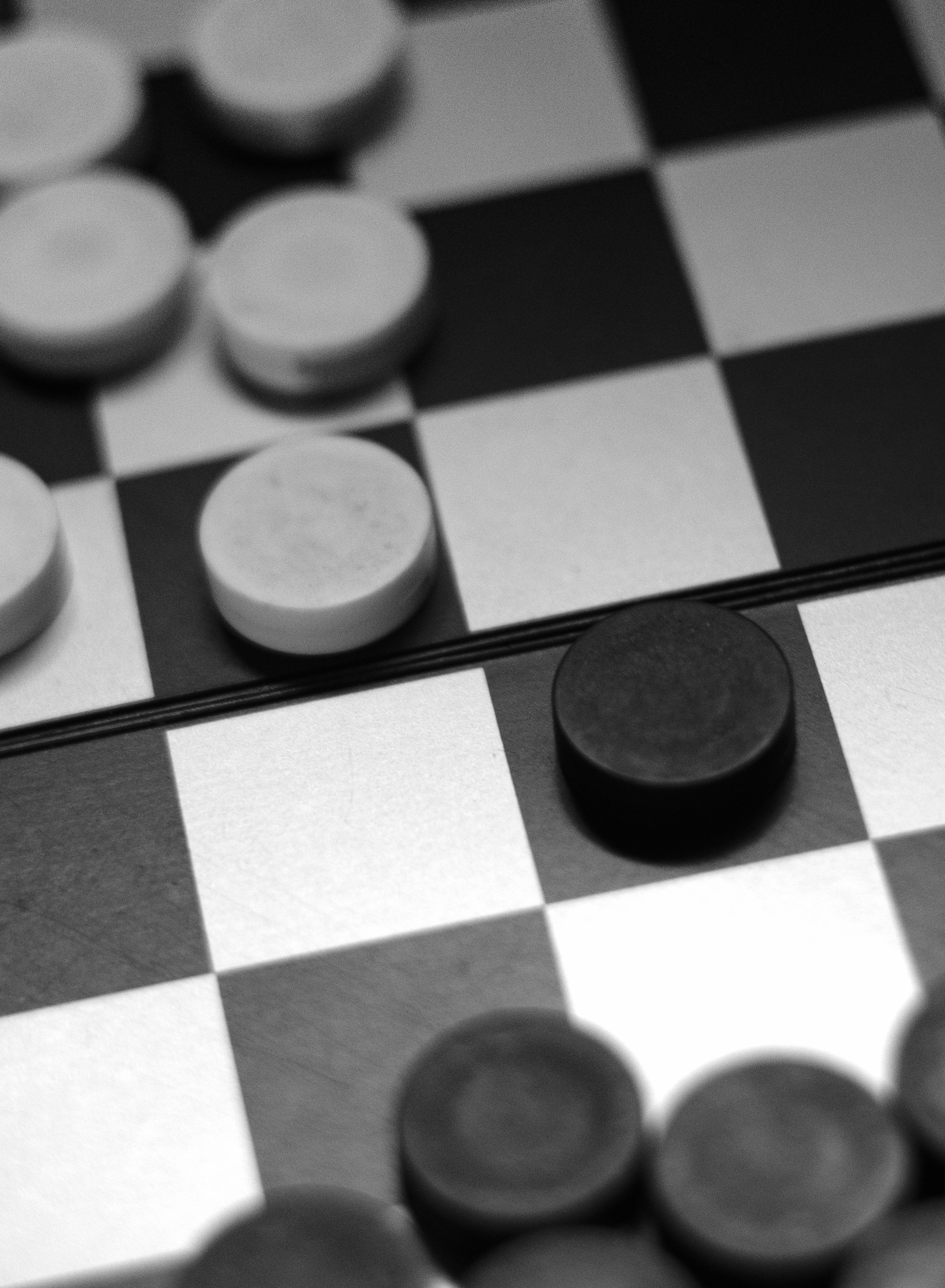 checkers board game random